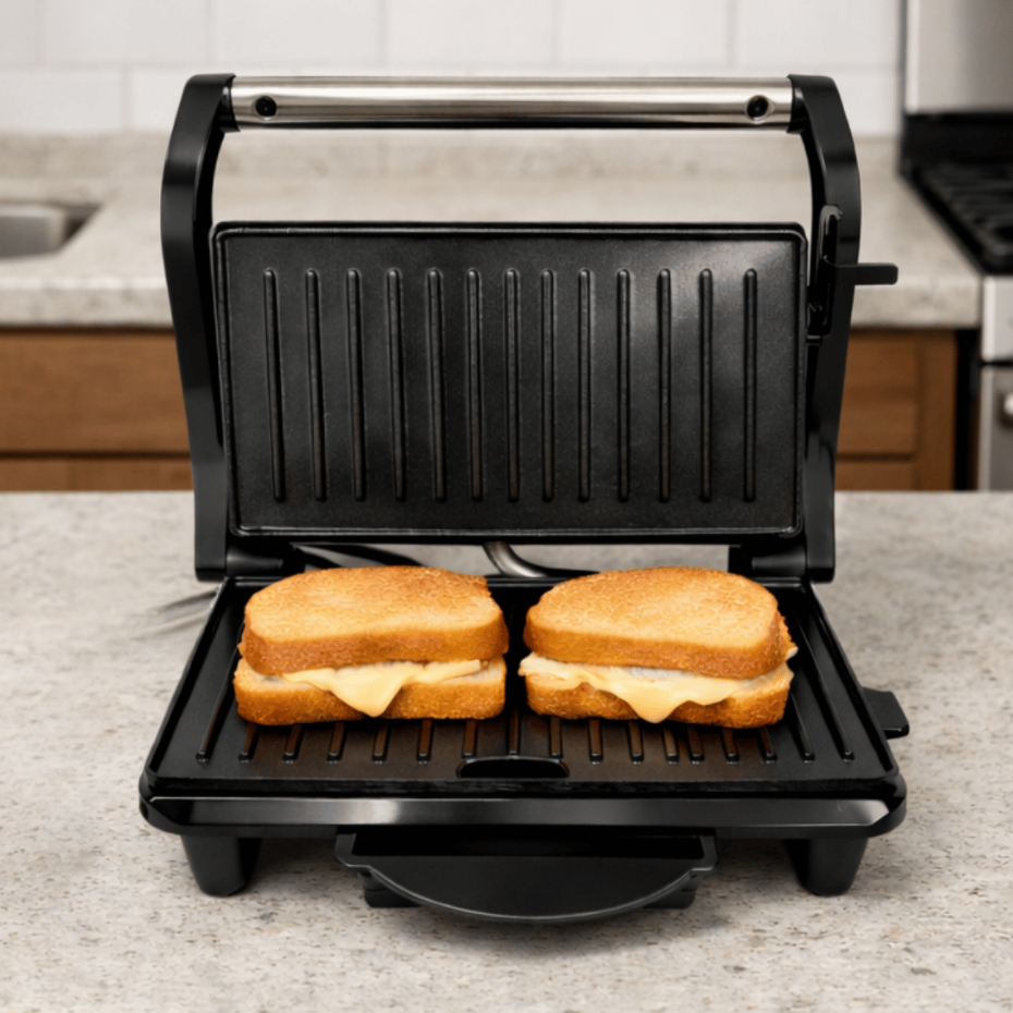 Sanduicheira Grill 800W Inox Wap 2 Em 1 Antiaderente Chapa 127v 220v Fritadeira Eletrica Elétrica