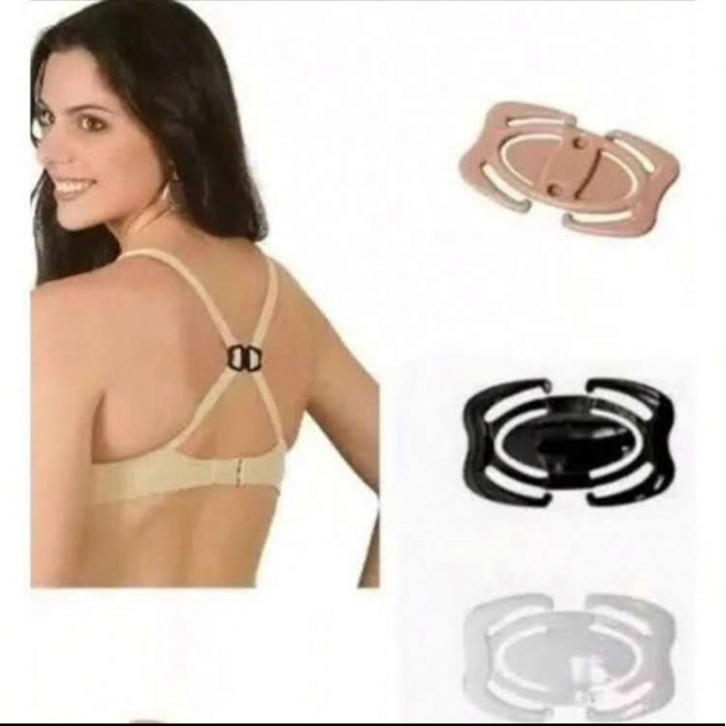 Kit 3 Clips para Sutiã que Esconde Alças com Realce ao Busto