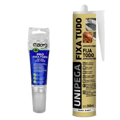 Adesivo De Silicone Selante De Poliuretano Fixa Tudo 50ml Ou 280ml Uso Geral - Profissional