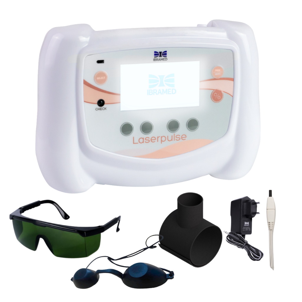 Laserpulse Ibramed Portatil LED Laser Fotobiomodulacao Aparelho Nao Acompanha Probe