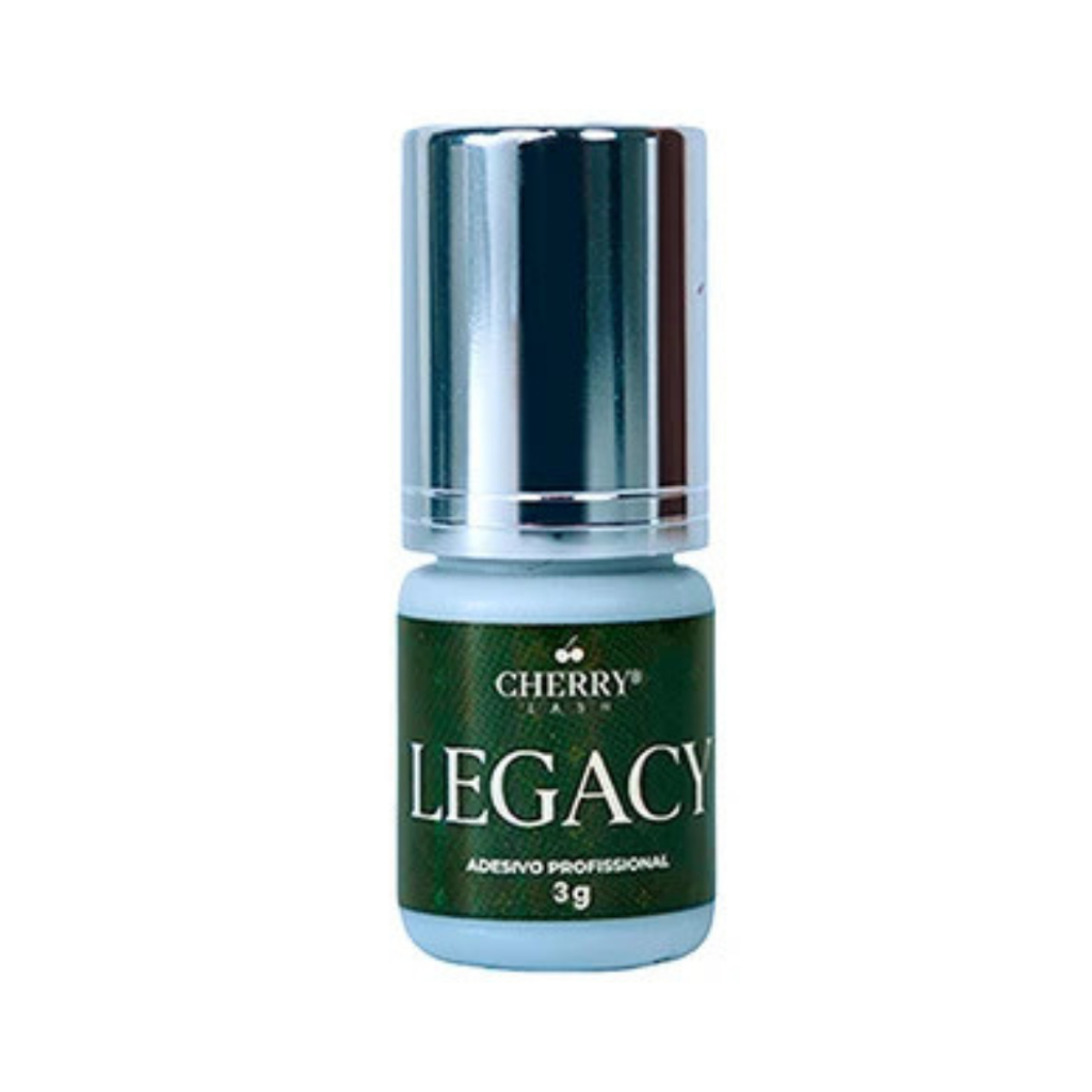 Cola Cherry Lash Legacy 3g Preta para Extensão de Cílios Secagem Rápida 0,3 a 1s