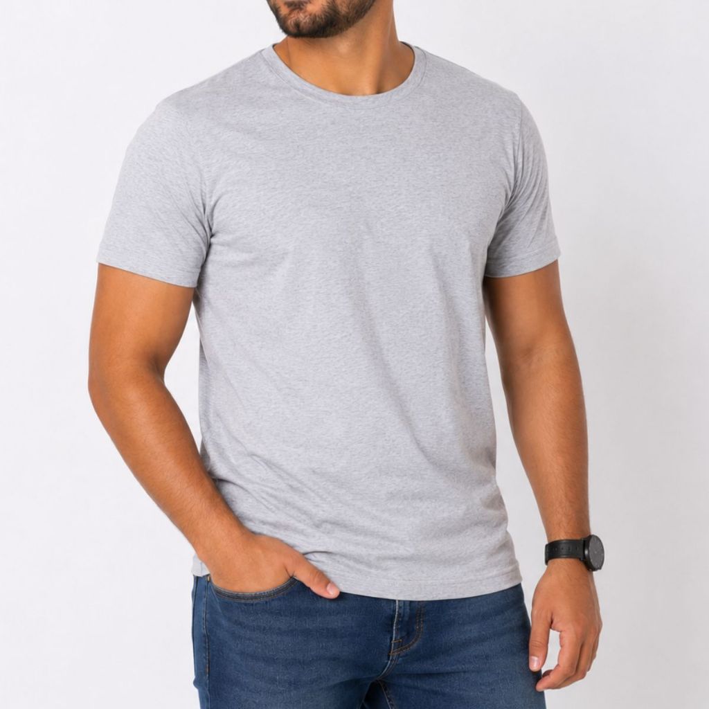 Camiseta Masculina 100% Algodão Slim Academia Confortável Premium Toque Macio P M G GG Várias Cores STREETWEAR