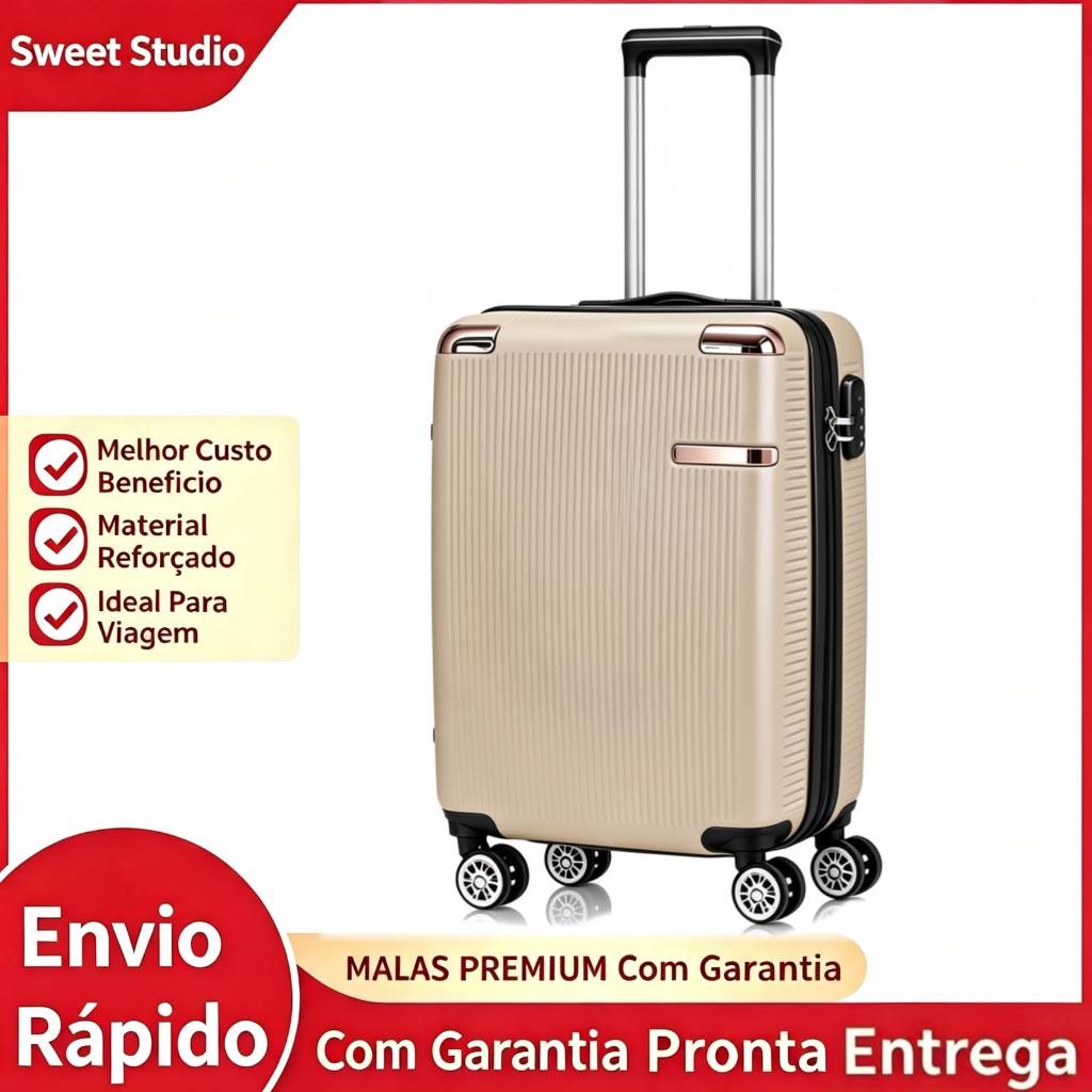 Malas Para Viagem De Bodo 8KG 10KG 18 KG P M Padrão Anac Com Zíper Expansível Rodinhas 360 Bagagem