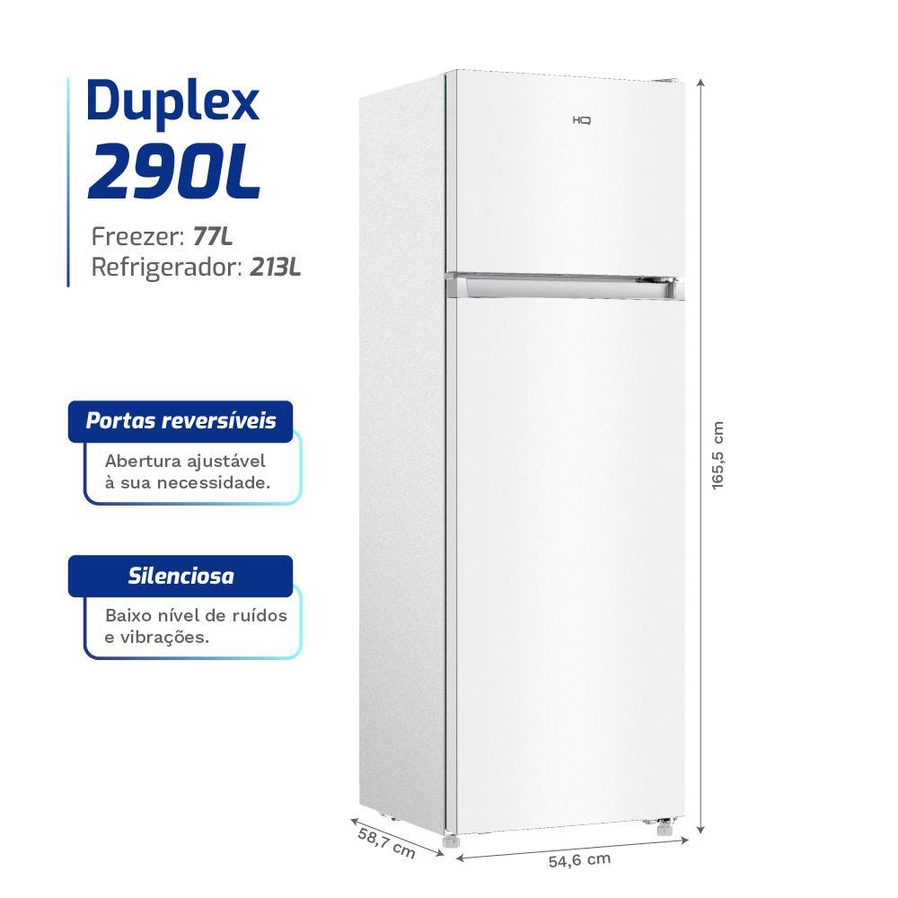 Geladeira Refrigerador HQ Defrost 290 Litros Branco HQ-290RDF · foto 2