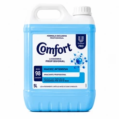 Amaciante Concentrado 5L ideal para Grandes famílias lavanderias e lojas Roupas macias e Perfumadas