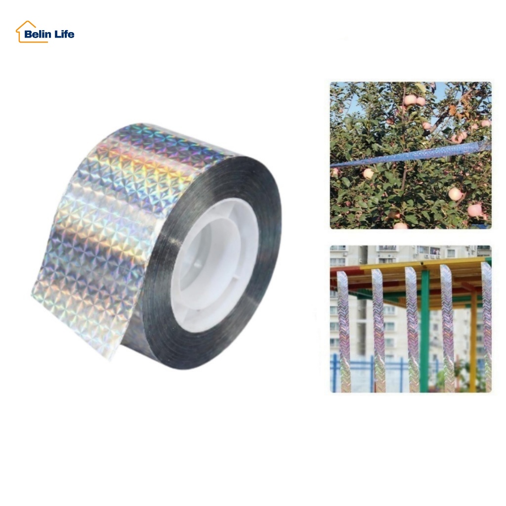 Fita Holográfica Reflectiva Repelente de Aves para Proteção de Frutas e Decoração Luatek JD-48