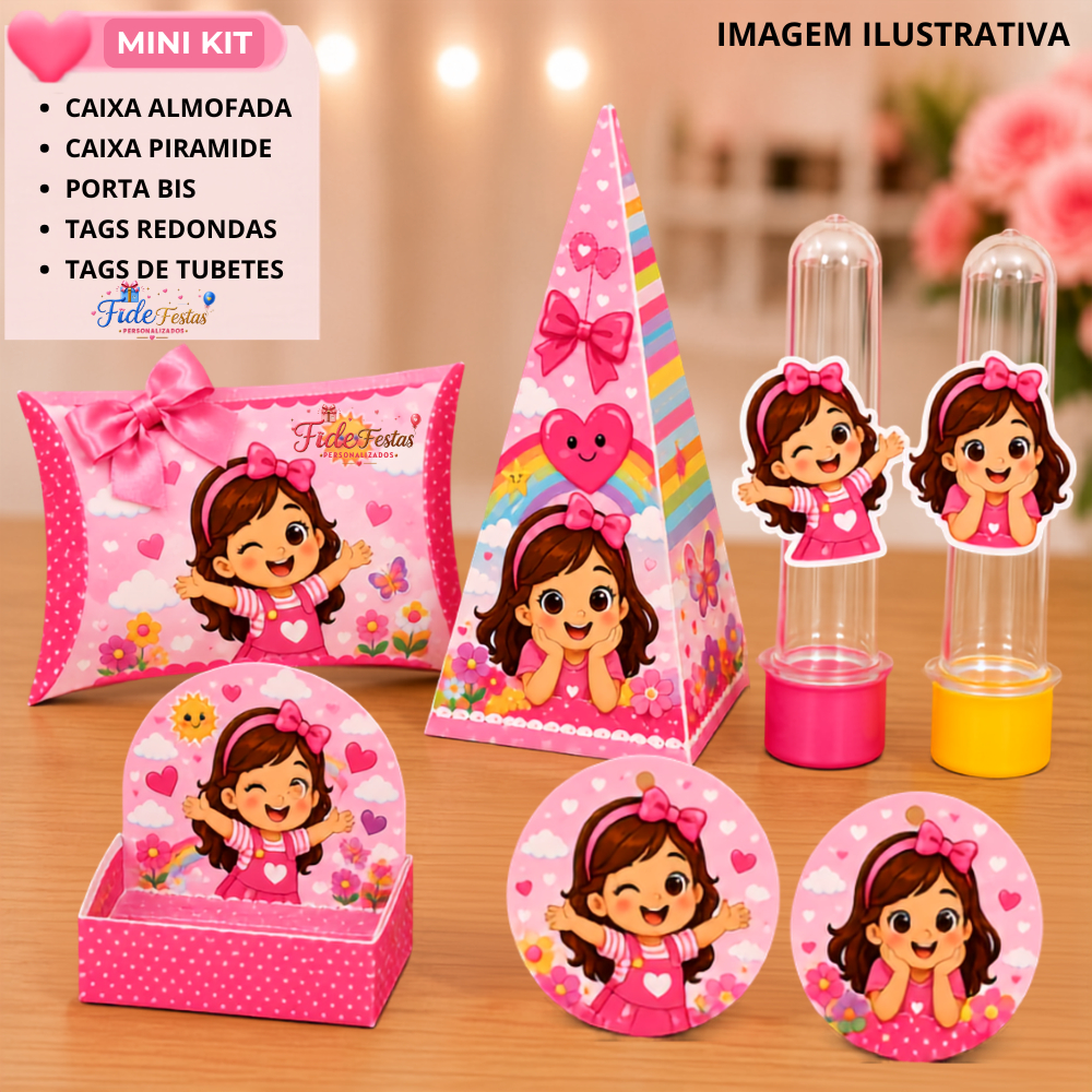 MINI KIT FESTA 20/30/40/50/60 e 70 ITENS Lembrancinha -TEMA JARDIM ENCANTADO l KIT ECONOMICO Personalizado lEnvio Rapido