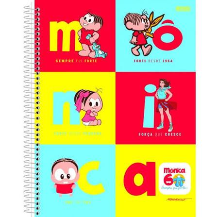 CADERNO COL 1M CD B/A 80F MONICA SAO DOMINGOS 10308 - UNITÁRIO E SORTIDO — imagem 2 de 2