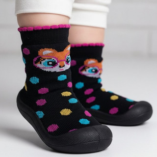 Meia Antiderrapante Infantil - 70% OFF! 🧦
