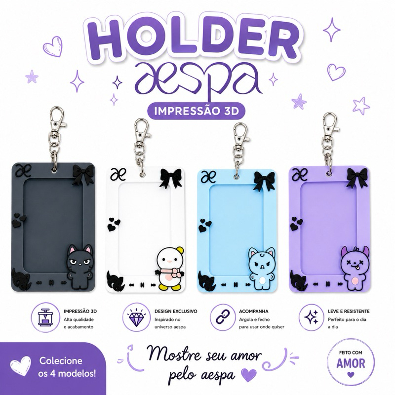 Holder para Photocard  Aespa 💜