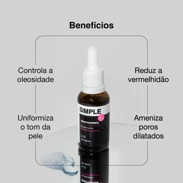 Kit Rotina Pele Oleosa - Gel Limpeza Profunda + Sérum Solução Niacinamida Simple Organic · foto 2
