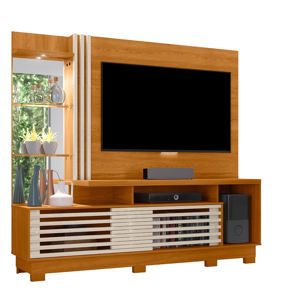 Home Theater 200cm Para TV Até 60 Polegadas Com Pés Frizz Plus Madetec