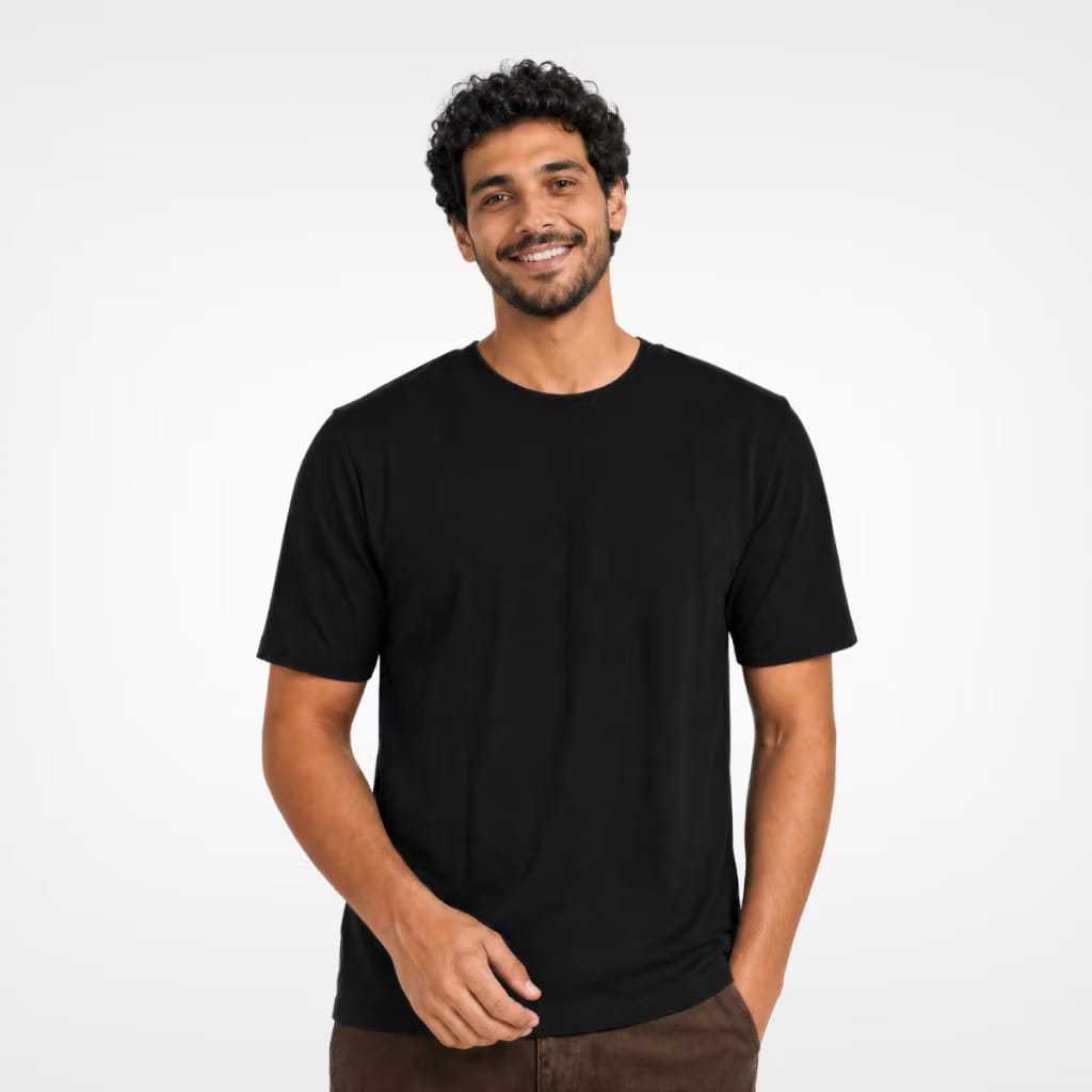 Camiseta Básica Masculina Premium – Algodão de Alta Qualidade e Caimento Perfeito