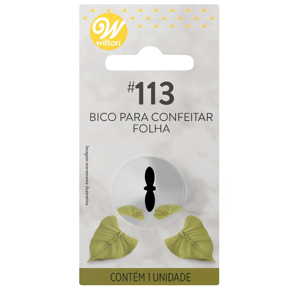 Bico De Confeitar 113 Folha Wilton