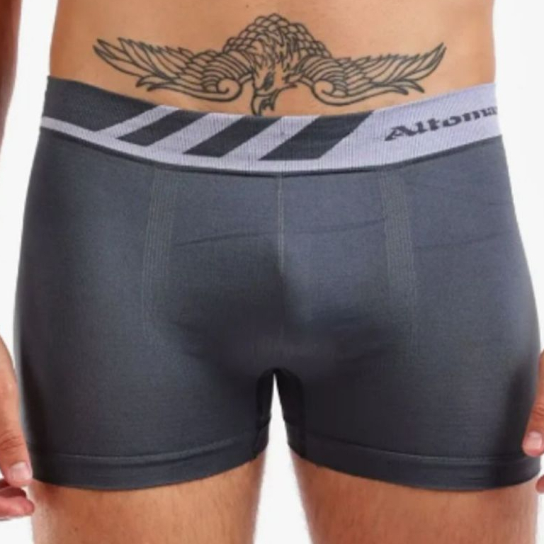 04 Cuecas Boxer Masculina Altimax Sem Costura Lateral Microfibra Confortável 94%Poliéster 6%Elastano