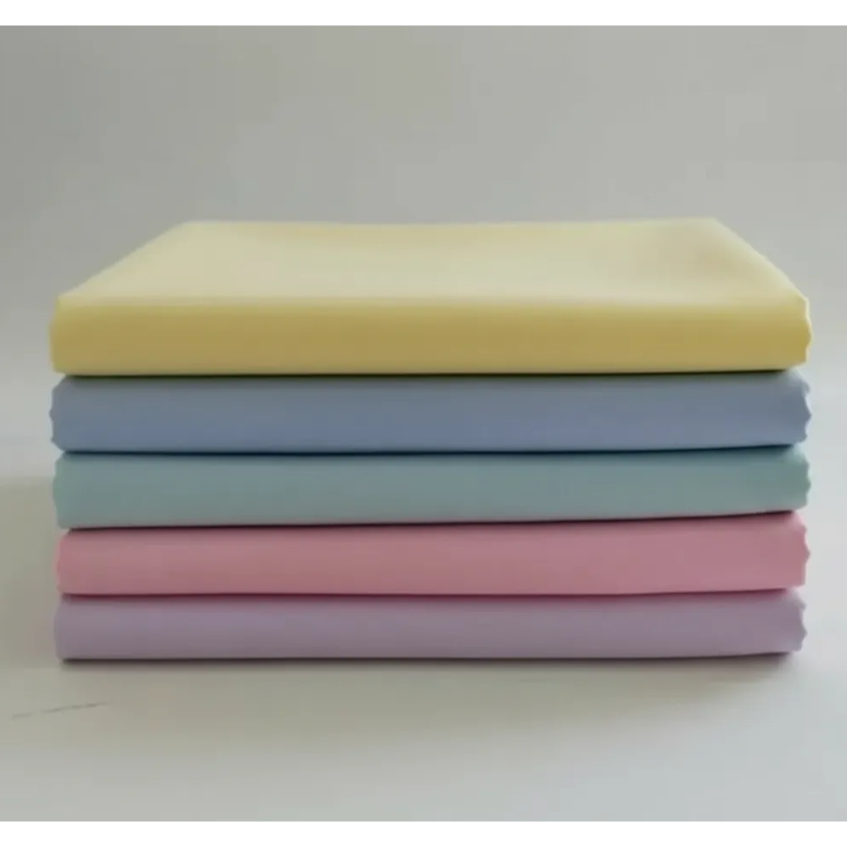 Kit 5 Cores de 40x75cm Tecido Tricoline Liso 100% Algodão