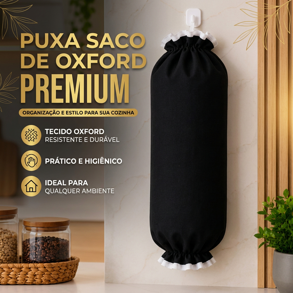 Puxa Saco Organizador De Sacolas Prático Resistente Oxford Cozinha Tecido Armazenar Sacolas de Lixo