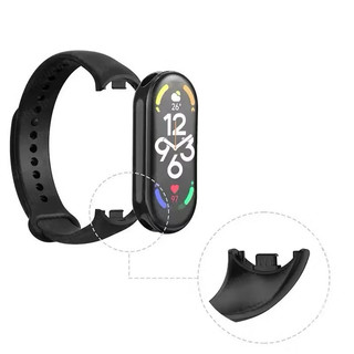 Pulseira de Silicone Para Smartwatch Xiaomi Mi Band 8 9 10 Relógio MiBand Sport