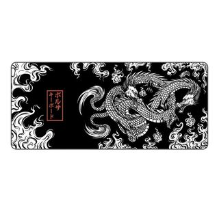 Mouse Pad Gamer Extra Grande Profissional 90x40 Deskpad Preto Ergonômico Speed Dragão - T…