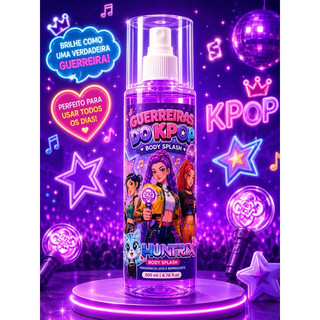 Kit 10 body splash guerreiras k-pop infantil perfume lancamento
