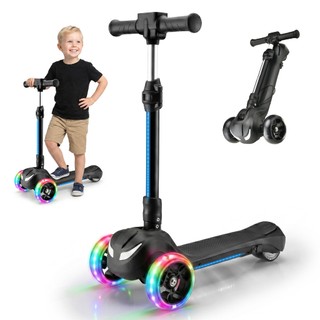 Patinete elétrico infantil Bateria Recarregável Dobrável Super Autonomia para adultos infantil até 100kg