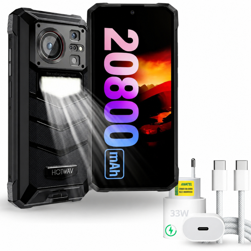 Celular Indestrutivel Robusto 24Ram/256GB Bateria 20800Mha Celular