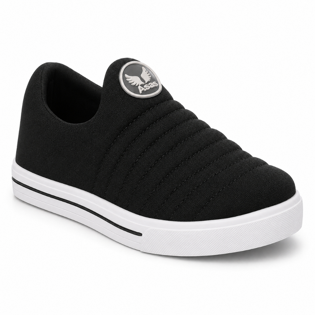 Tênis Infantil Menino Fleca Calce Fácil Leve e Confortável Slip On Escola Festa