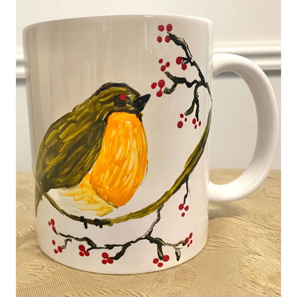 CANECA PINTADA À MÃO - ARTE EXCLUSIVA - FEITA COM AMOR 1