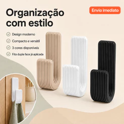 Ganchos de Parede Moderno Multiuso para Cozinha Banheiro Toalha Pano de Prato com Fita Dupla Face