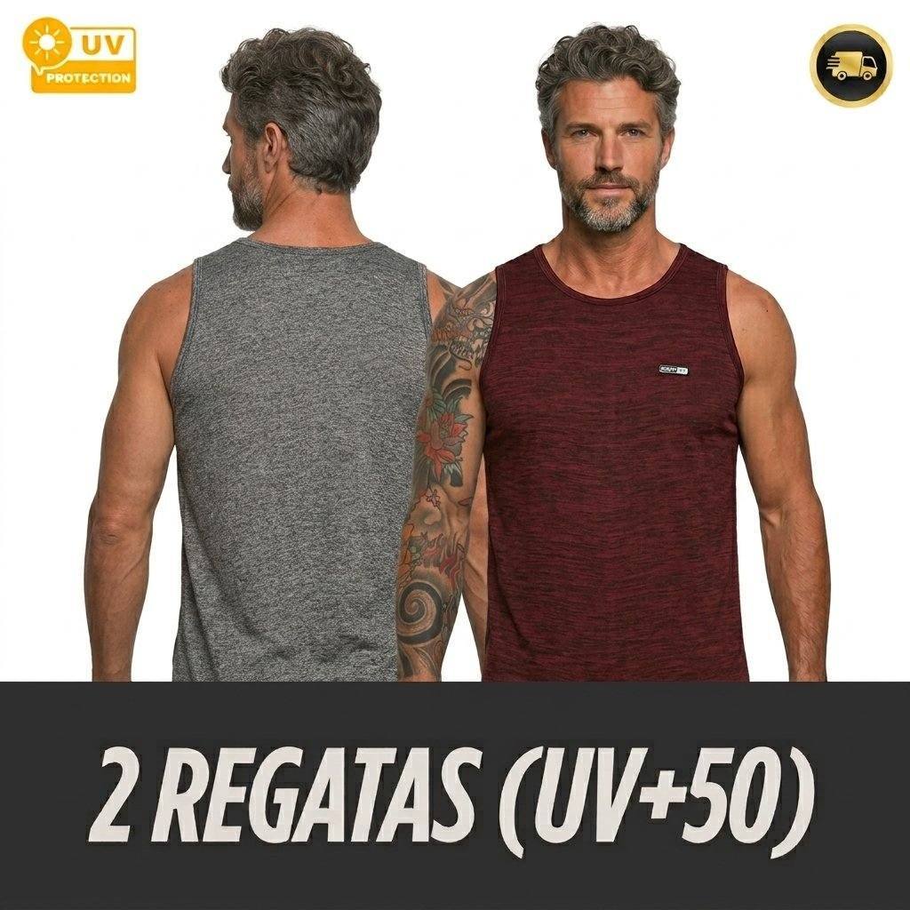 Kit 2 Camisas Dry fit Masculino Regata Kit com duas Camisetas de academia masculina Treino