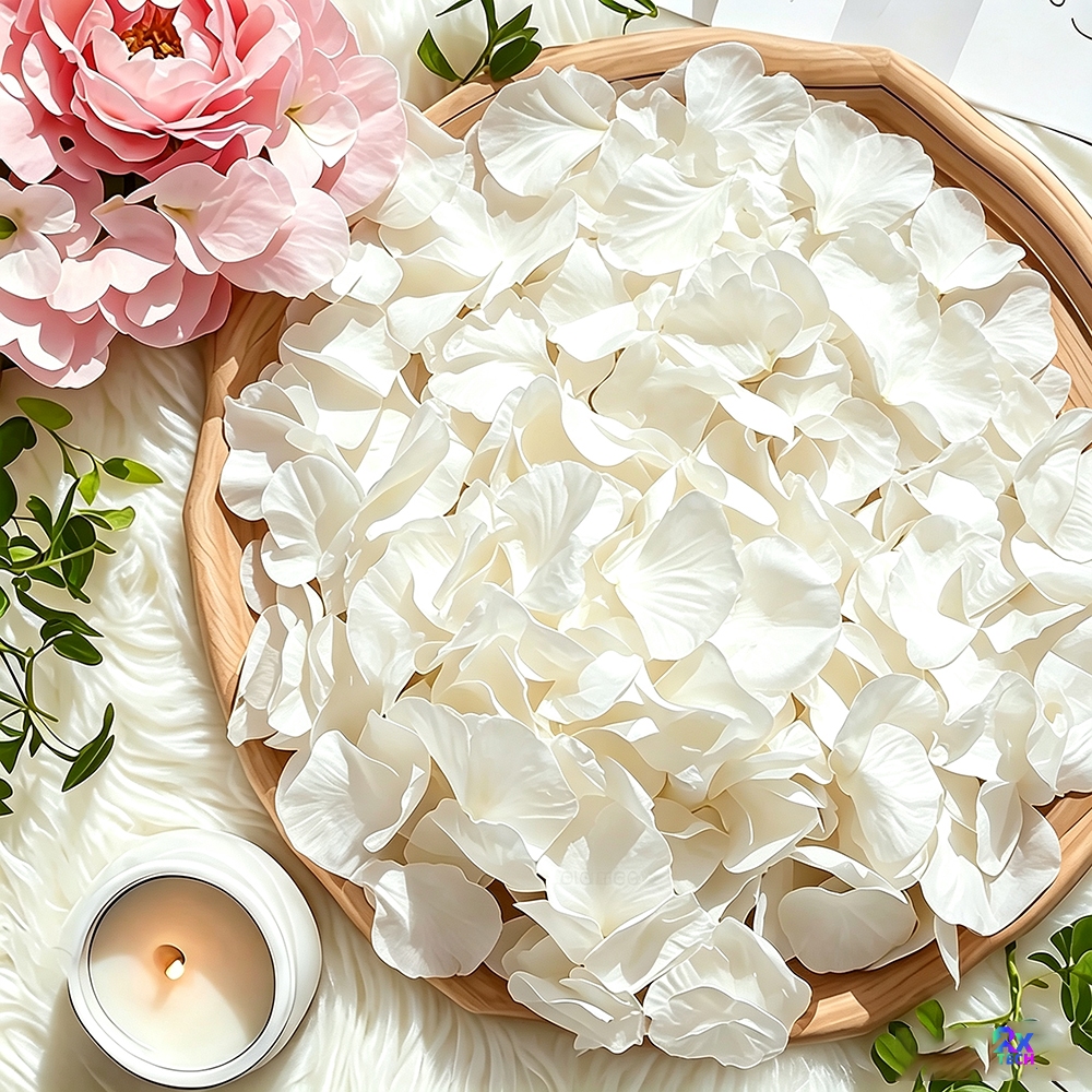 1000 A 3000 Pétalas De Rosas Artificiais Para Decoração Casamento Kit Romantico Branco E Vermelho