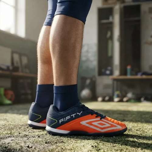 Chuteira Society Umbro Fifty VII Masculina Futebol Original Confortável Resistente — imagem 2 de 2