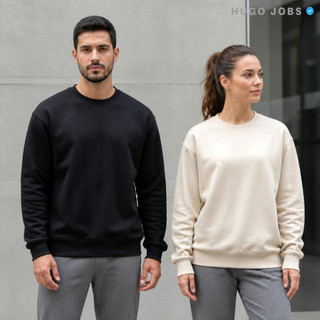 Kit 2 Blusa Moletom Estampa Paris Flanelado Masculino Gola Redonda Felpado Grosso Inverno Algodão Premium 2026