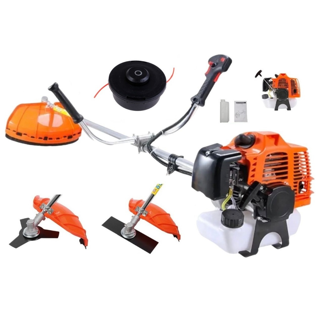 Roçadeira 2x1 aparador de Grama a Gasolina Profissional 3hp Qualidade
