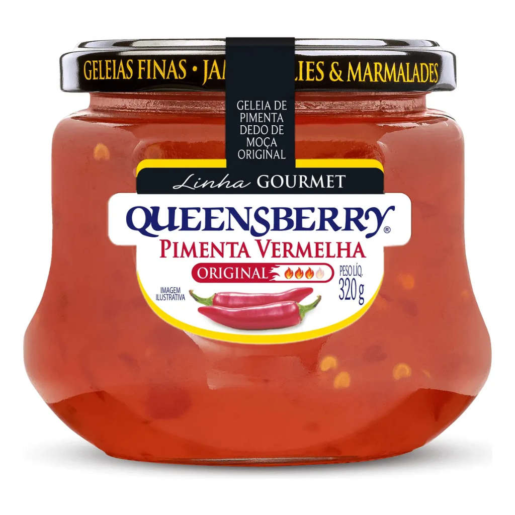 Geleia de Pimenta Vermelha Agridoce Queensberry Gourmet 320g