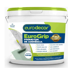EuroGrip Eurodecor – Primer Promotor de Aderência Premium Piso E Parede 3.6k