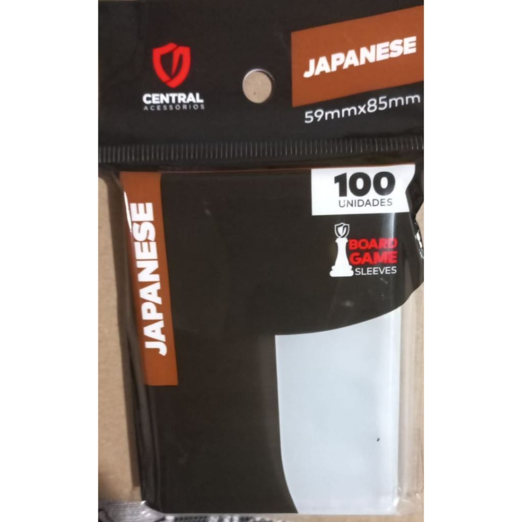 2 Sleeves Yu-Gi-Oh Transparente Central - 200u (59x85mm) - Sleeves Yu gi oh/Vanguard
