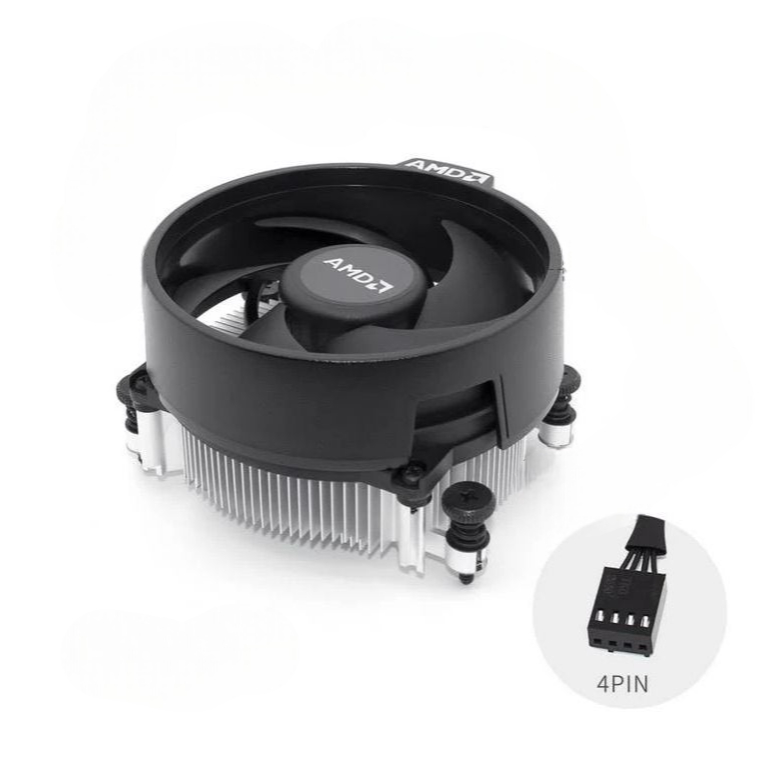 Cooler Para Processador Amd Wraith Stealth - Am4 / Am5 - 90mm - Preto