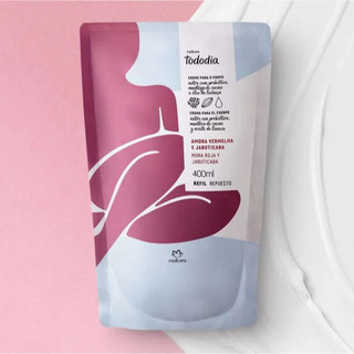 Refil Hidratante Corporal Tododia Amora Vermelha e Jabuticaba 400ml