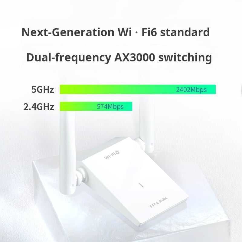 Adaptador USB WiFi 6 AX3000 XDN9000H Placa Rede Sem Fio Dual Band 2.5G 5G Porta Gigabit USB 3.0 PC Laptop — imagem 2 de 2