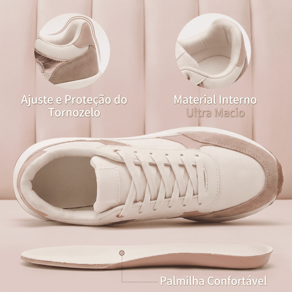Tênis Feminino Leve e Chique: Perfeito para Combinar com Qualquer Look do Seu Dia a Dia — imagem 2 de 2