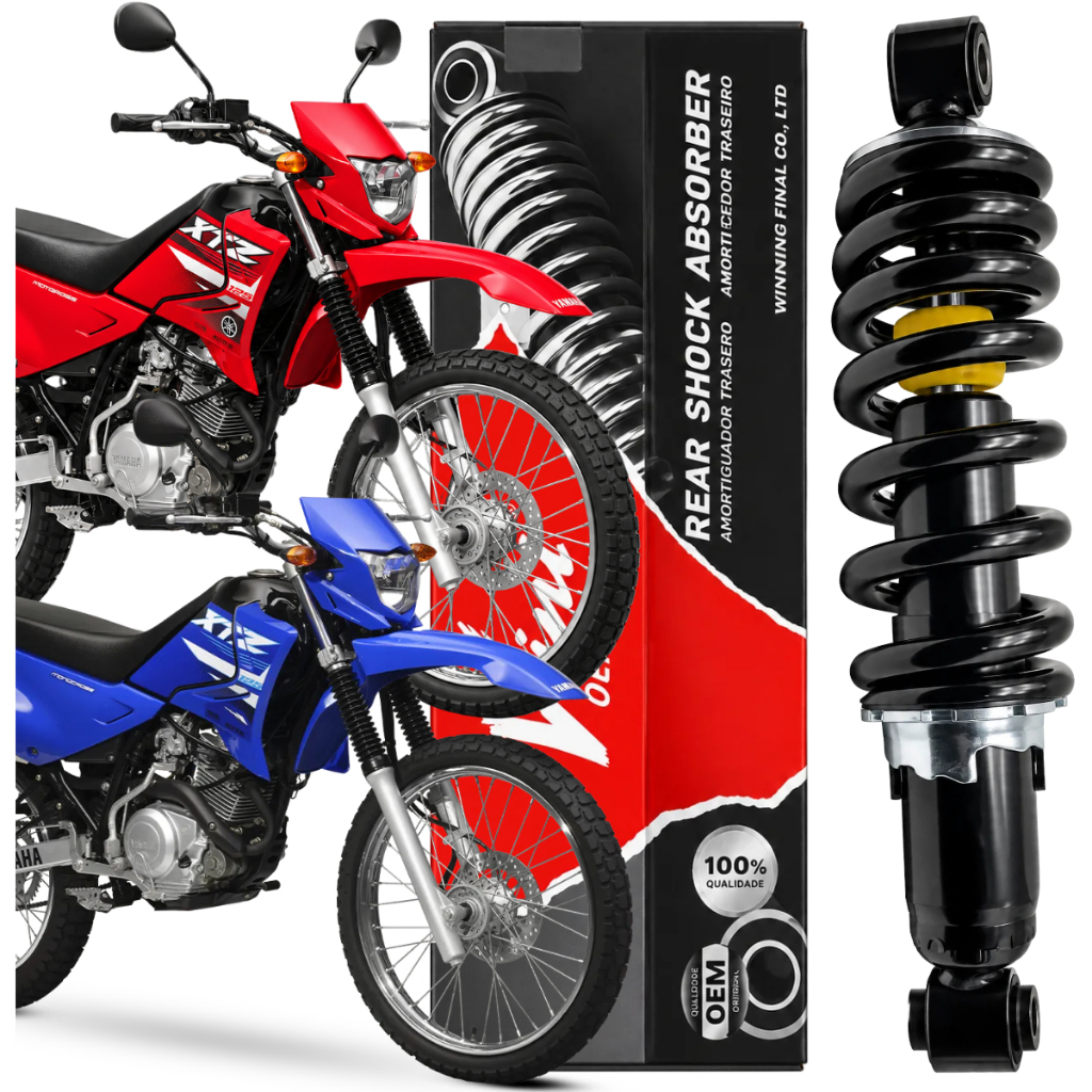 Amortecedor XTZ 125 Pro Link Reforçado Modelo Original Vini