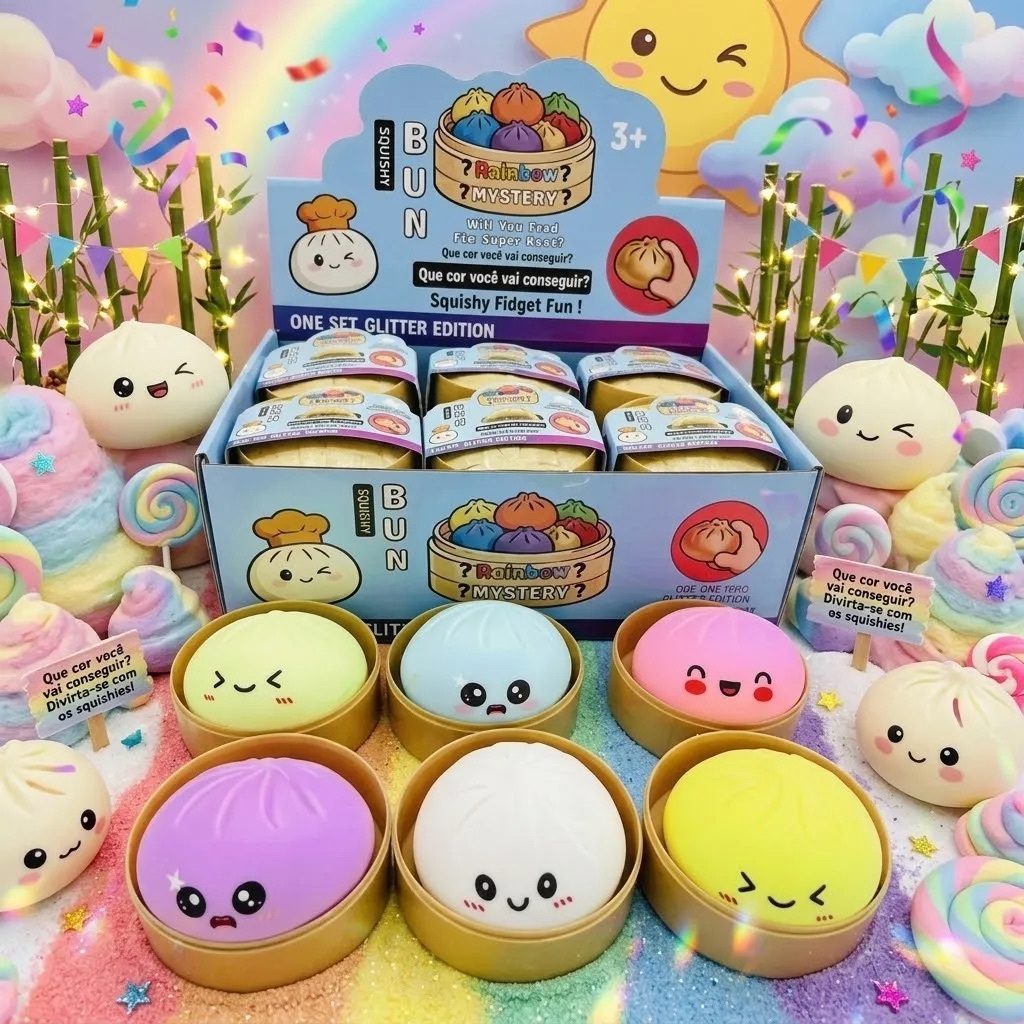 Squish Grande brinquedo Surpresa Antiestresse squishi Fofinho squishy Macio tamanho Grande 8.5cm — imagem 2 de 2