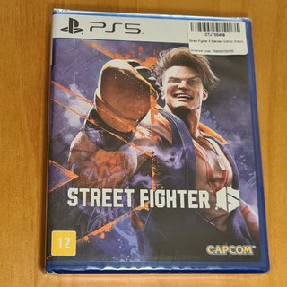 Jogo Street Fighter 6 PS5 Mídia Física Lacrado Original Capcom