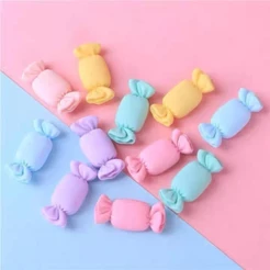 10-80 pçs Pingente De Doce Menina Resina P/montar Bijuterias Enfeites de doces（Escolha a cor）