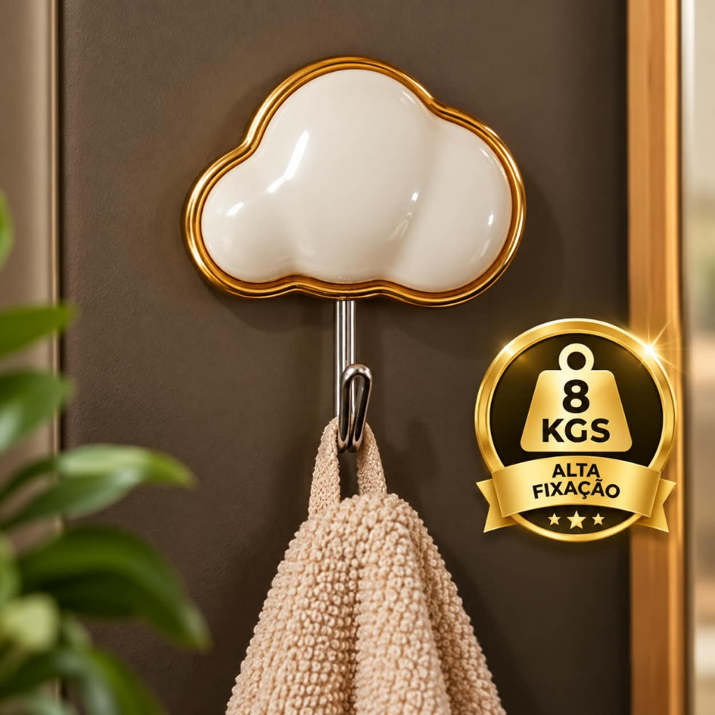 Kit 2 Ganchos Suporte Parede Borboleta Autocolante Decorativo Roupas Cintos Bolsas Chaves — imagem 2 de 2