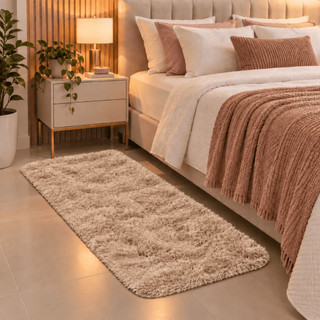 Tapete Passadeira Tamanhos 1x1,50 / 2x0,60 / 1x0,60 / 60x40 Corredor Sala Felpudo Shaggy.