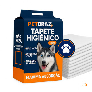 Tapete Higiênico Descartável para Cachorro Unidades 60x60 cm - Fralda Pet Xixi Cão Pequen…