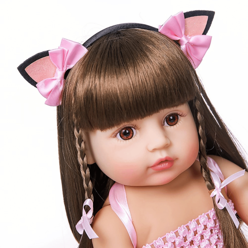 Bebê Reborn Boneca Realista Bailarina em Vinil Siliconado em · foto 2