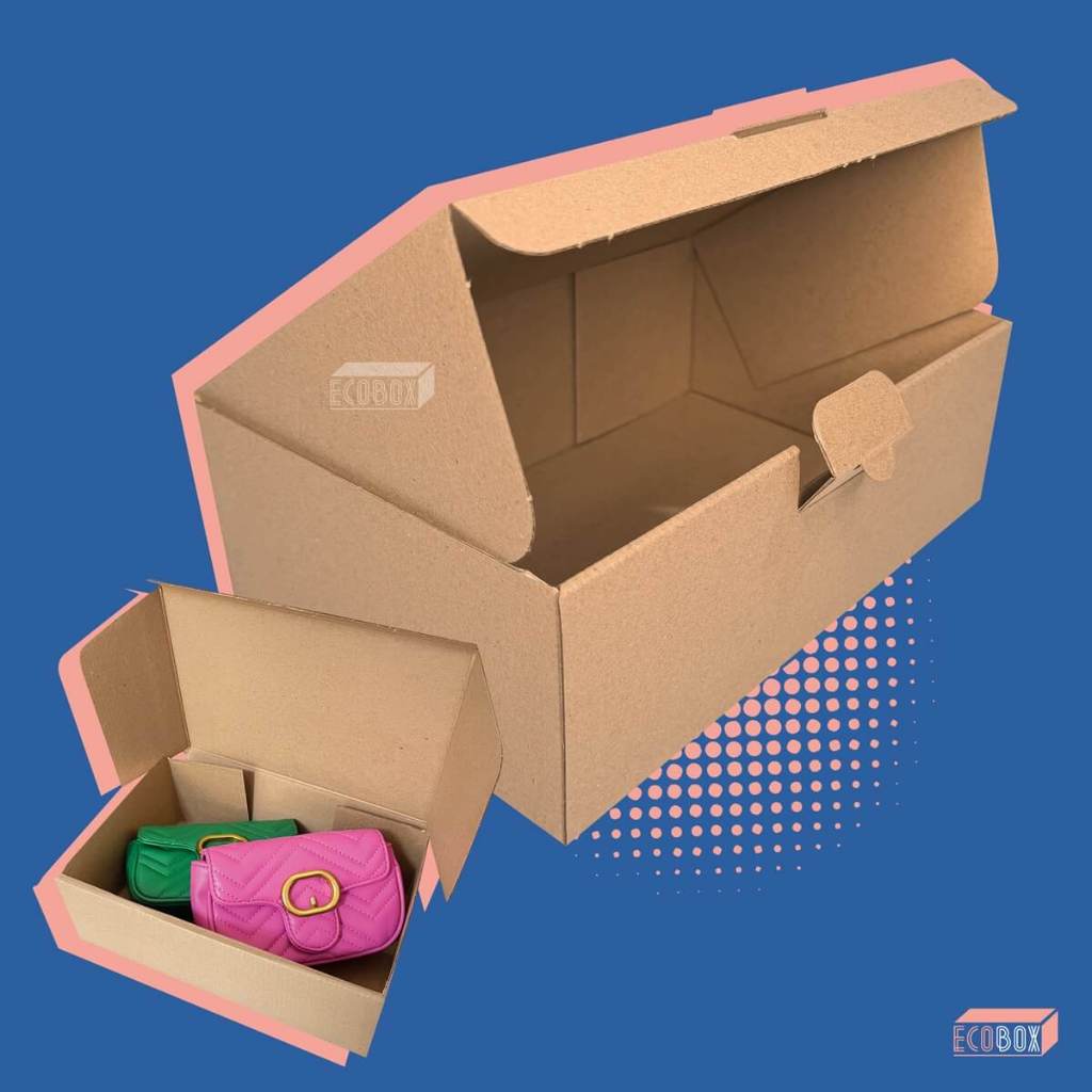 Caixa de Papelão Resistente 50, 20 ou 10 Unidades 27x18x9cm Kraft Envios E-commerce Lojas Roupas Cosmético Artesanato
